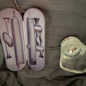 Sonicare recharging glass and recharging case